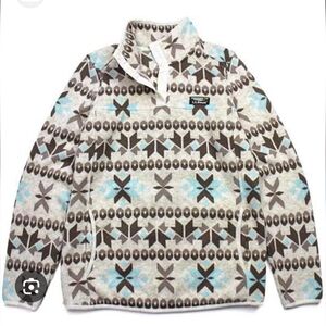 LL Bean's Sweater Fleece 1/4 Snap Pullover - S